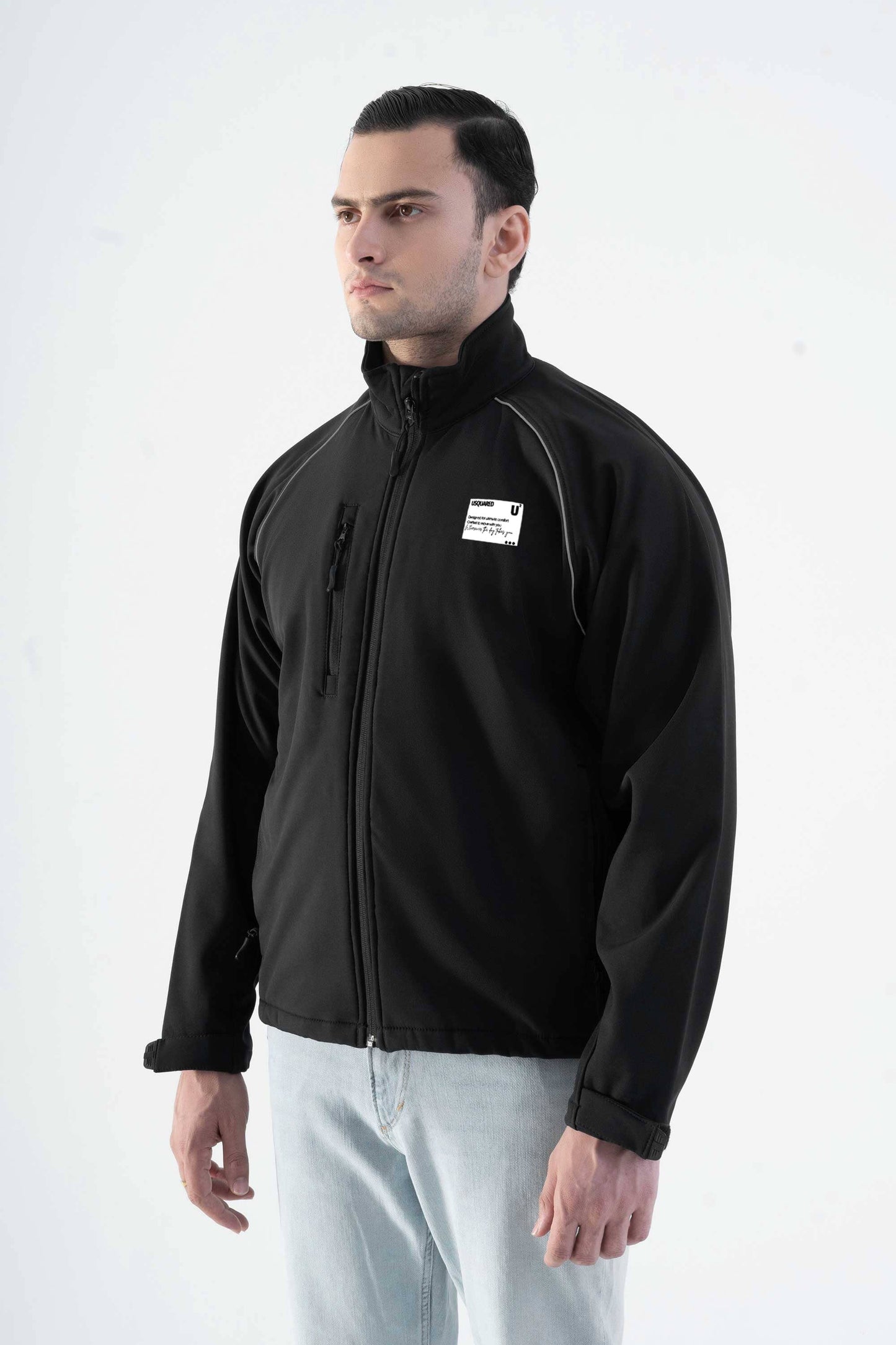 USQUARED Men's Performance Minor Fault Softshell Jacket Minor Fault USQUARED Black XS
