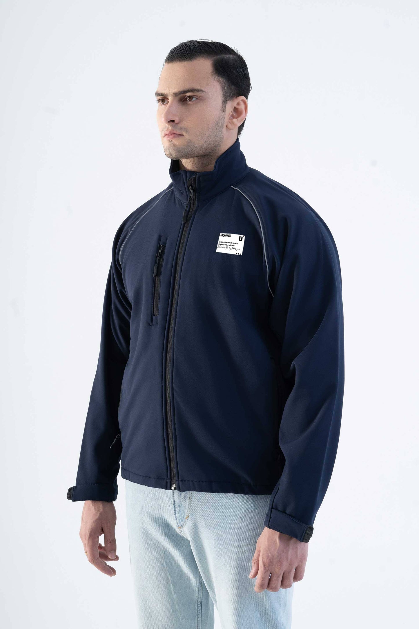 USQUARED Men's Performance Minor Fault Softshell Jacket Minor Fault USQUARED Navy XS