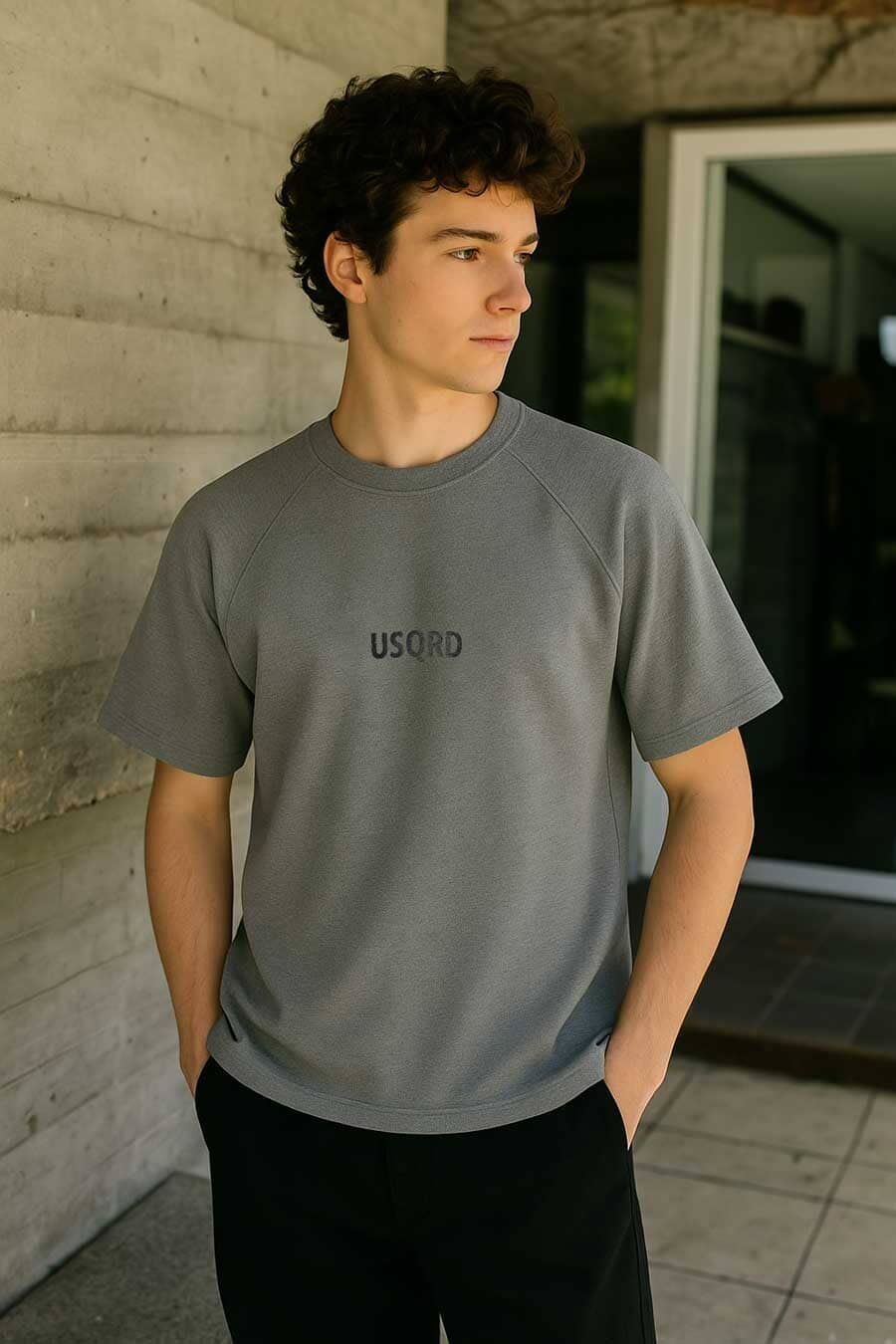 USQUARED Men's Raglan Sleeve Tee Shirt